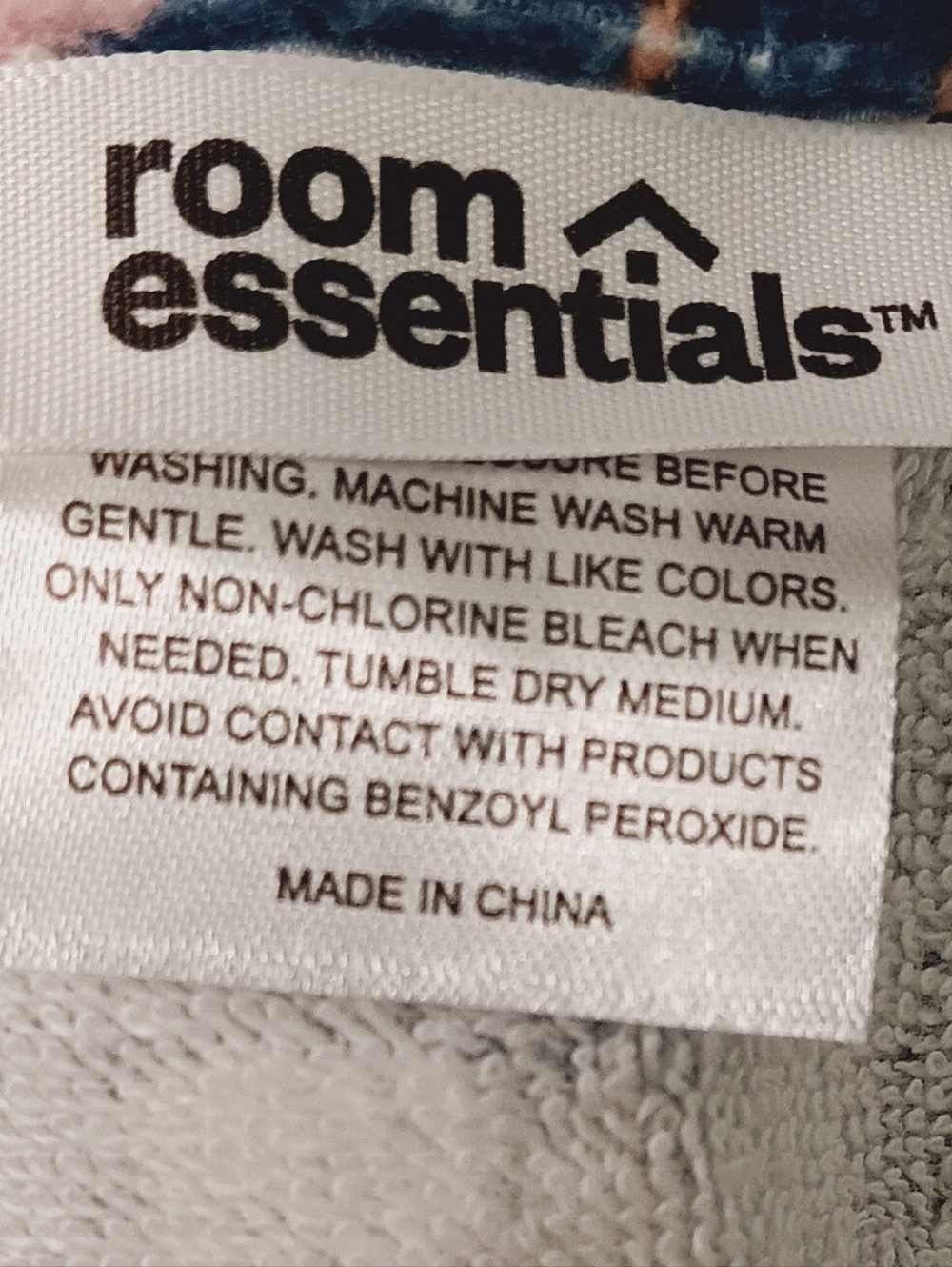 NWOT Room Essentials Shower Wrap Bath Wrap Terry Cloth 100%Cotton Soft - Picture 7 of 12